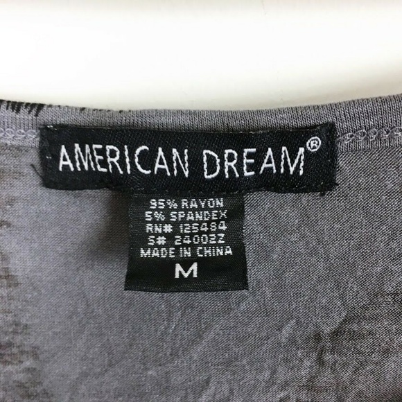 (T1-16) American Dreams Medium Zebra Strip Blouse - Picture 3 of 5